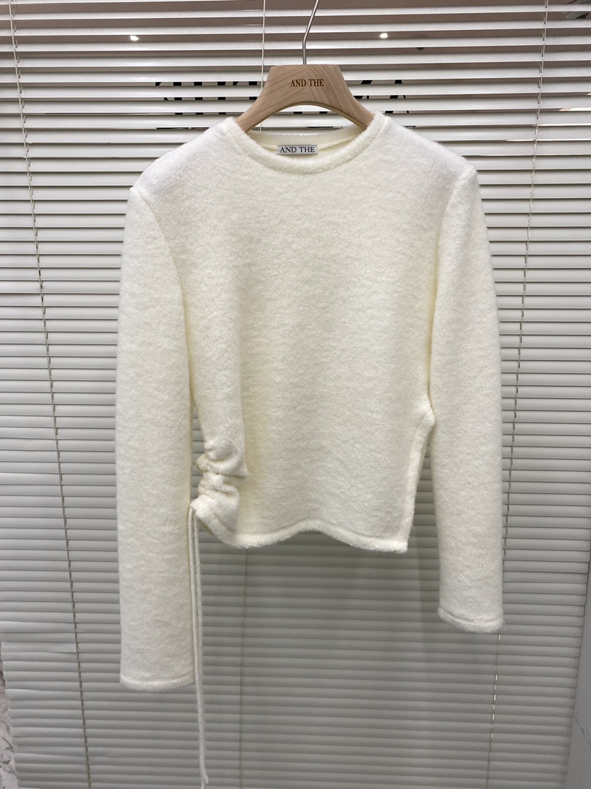 AND THE韓國直郵㊣女裝新品真品推薦人氣熱賣25秋冬針織衫AND THE針織衫圖色2