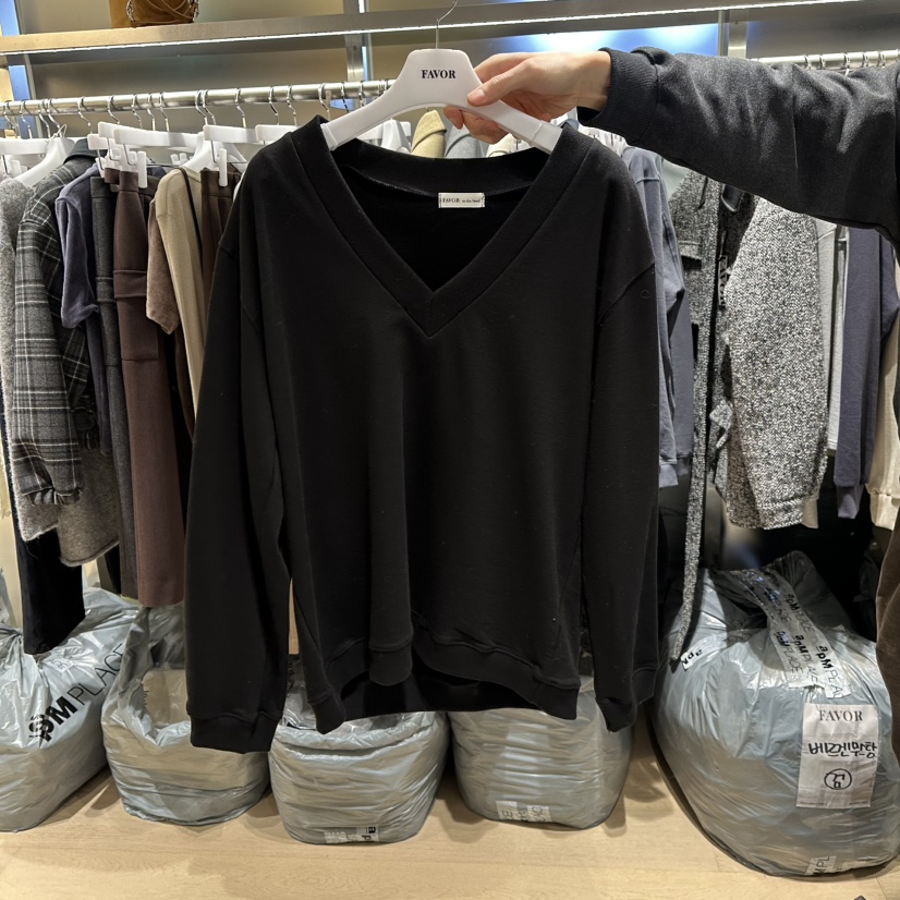 FAVOR-P東大門㊣實拍女士新款熱賣人氣時尚職業推薦25秋冬衛衣FAVOR-P衛衣圖色3