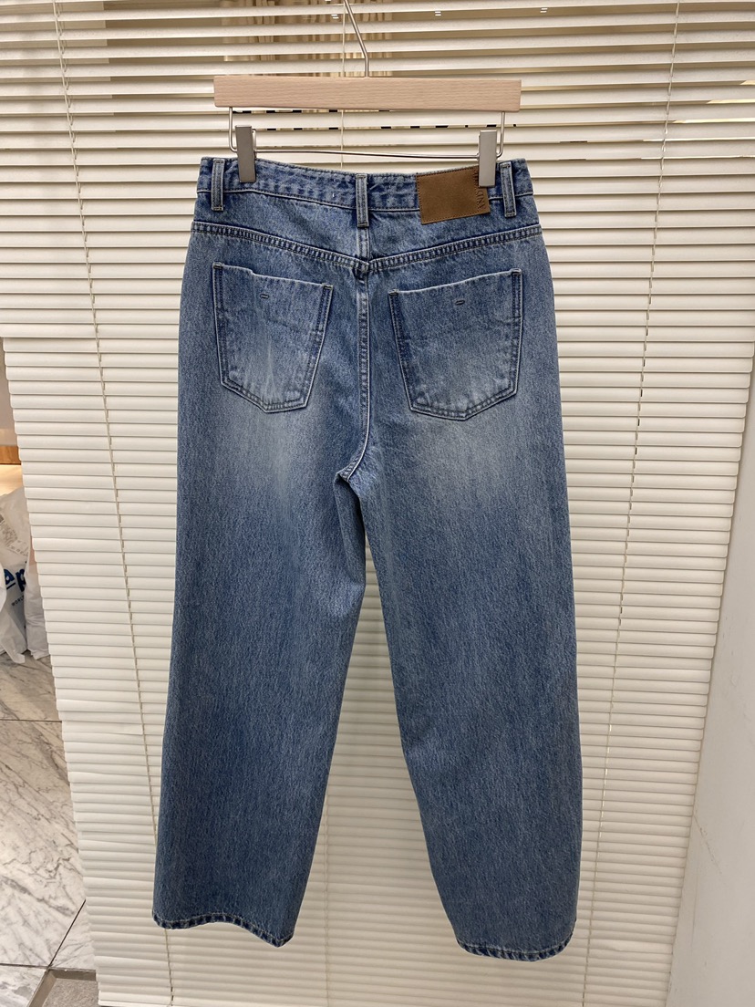 AND THE韓國代購㊣女裝新品推薦真品時尚職業人氣熱賣牛仔褲AND THE牛仔褲