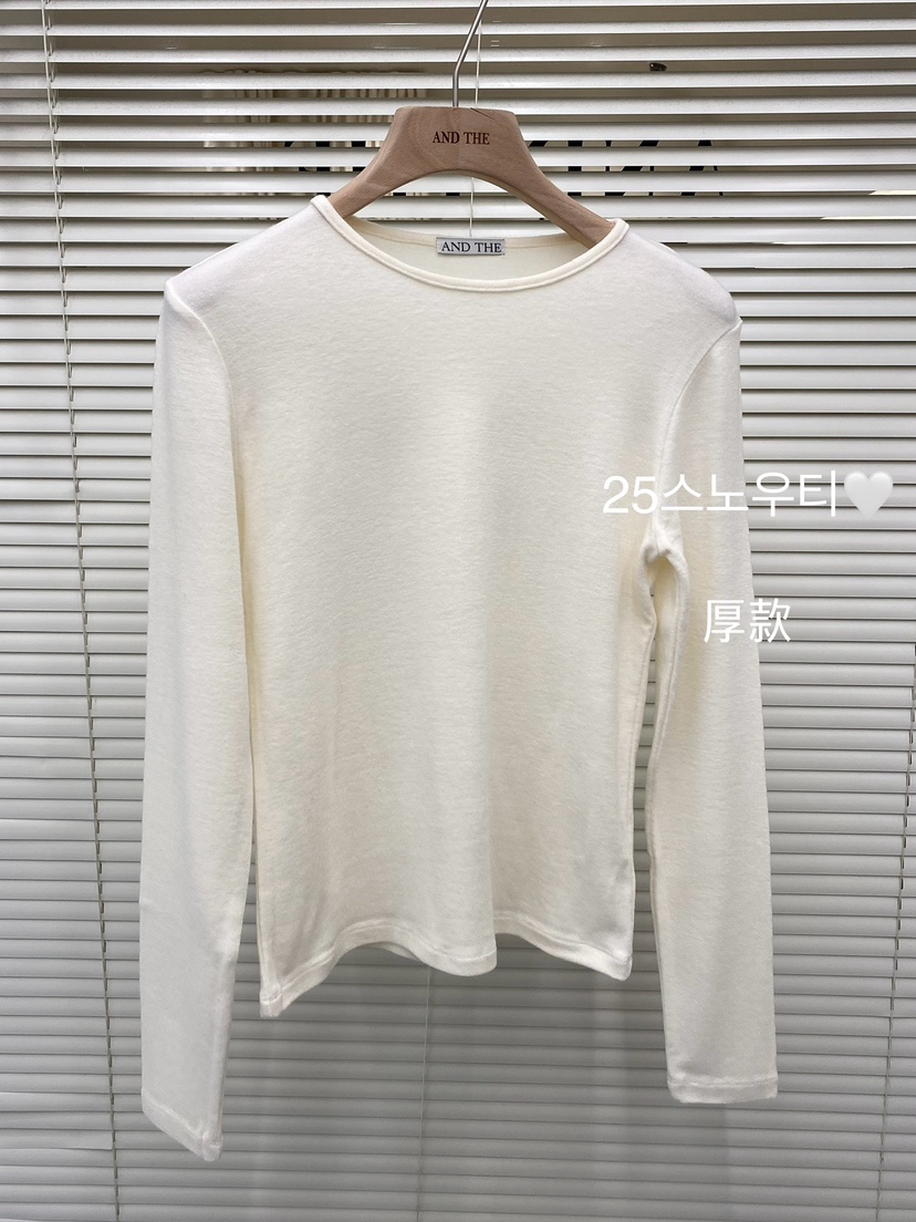 AND THE東大門㊣代購女士新款時尚人氣熱賣推薦休閑長袖T恤AND THE長袖T恤圖色7