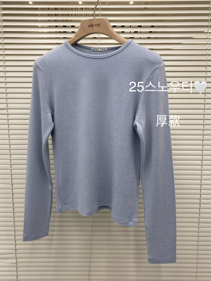 AND THE東大門㊣代購女士新款時尚人氣熱賣推薦休閑長袖T恤AND THE長袖T恤圖色9