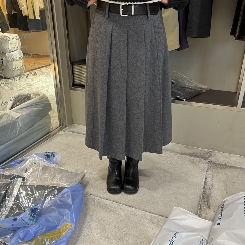 FAVE/FAVOURITE東大門㊣實拍女士新品25秋冬休閑半身裙中短裙FAVOURITE半身裙/中短裙圖色2