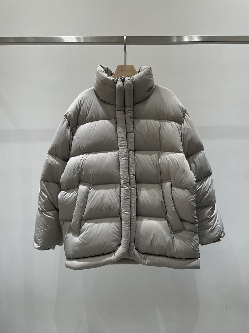 RE STYLE-Q韓國代購㊣女士新款熱賣人氣職業推薦短款羽絨服RE STYLE短款羽絨服圖色2
