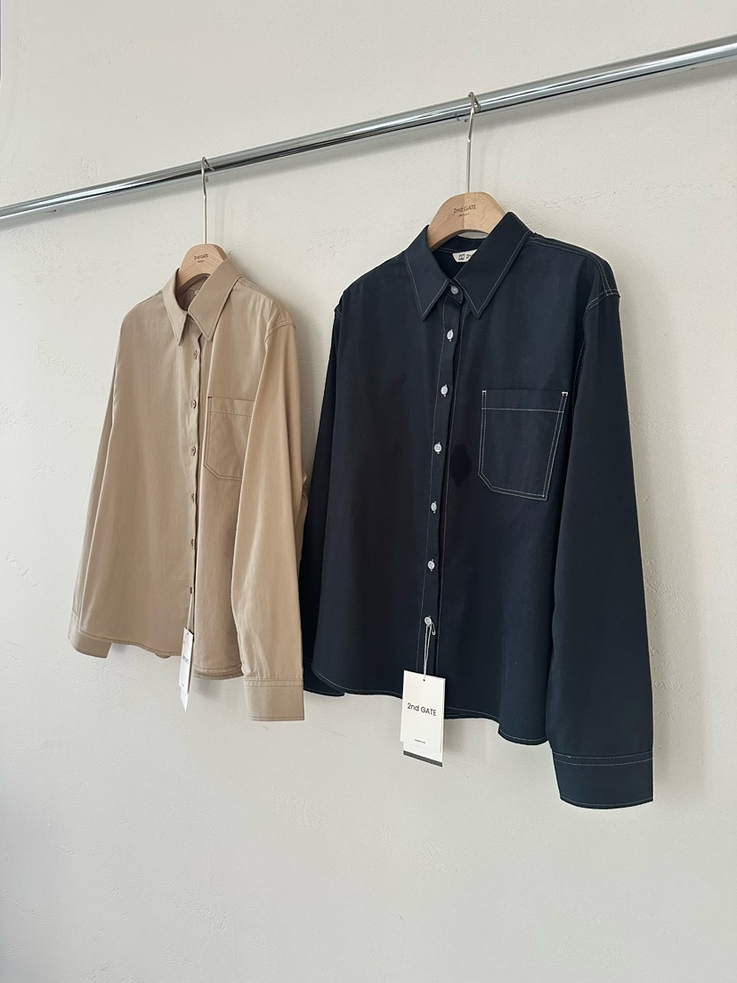 2ND GATE東大門㊣實拍女裝新品真品職業推薦25秋冬襯衫蕾絲衫2ND GATE襯衫/蕾絲衫