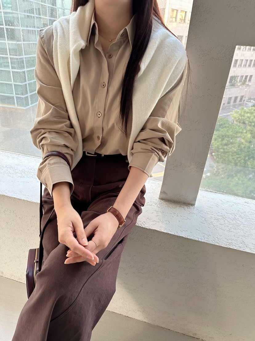 2ND GATE東大門㊣實拍女裝新品真品職業推薦25秋冬襯衫蕾絲衫2ND GATE襯衫/蕾絲衫