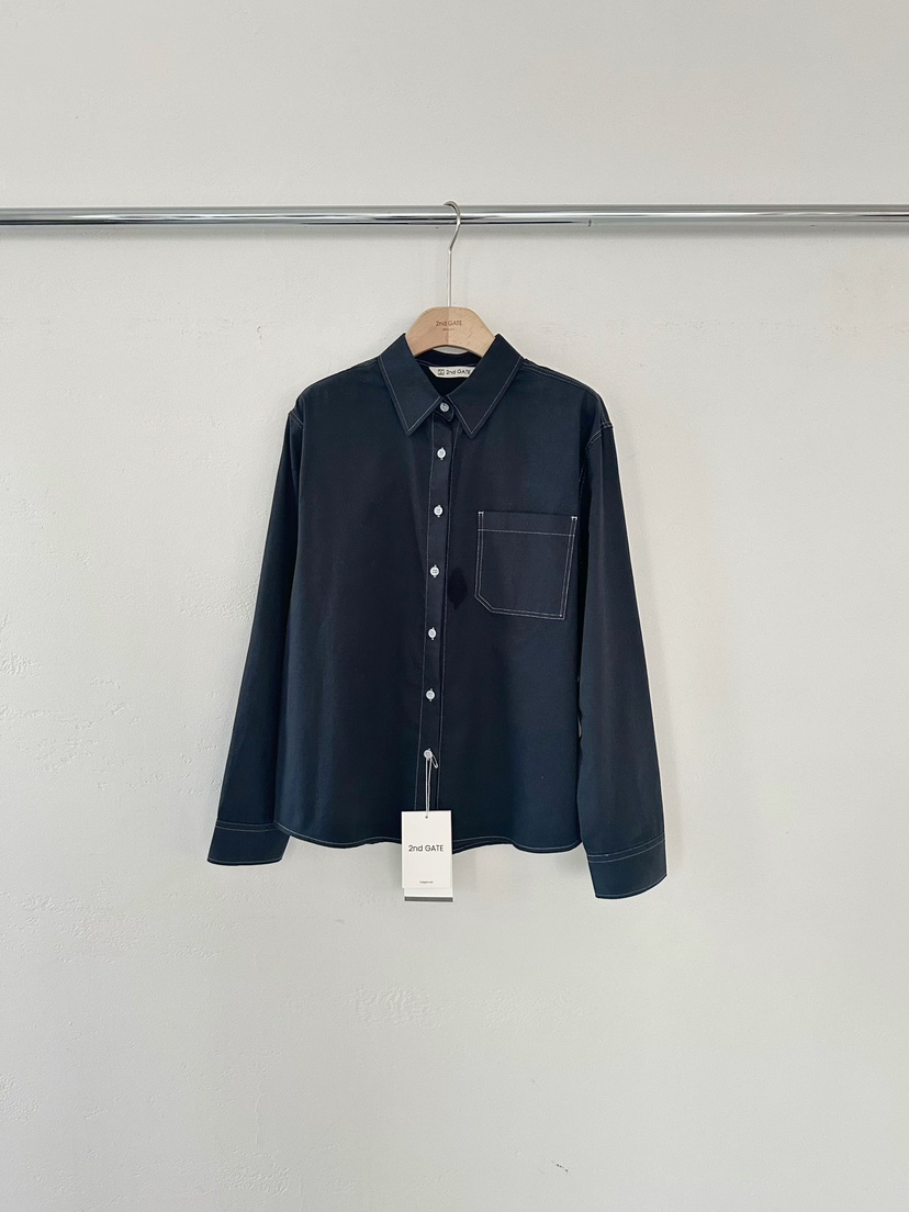 2ND GATE東大門㊣實拍女裝新品真品職業推薦25秋冬襯衫蕾絲衫2ND GATE襯衫/蕾絲衫圖色2