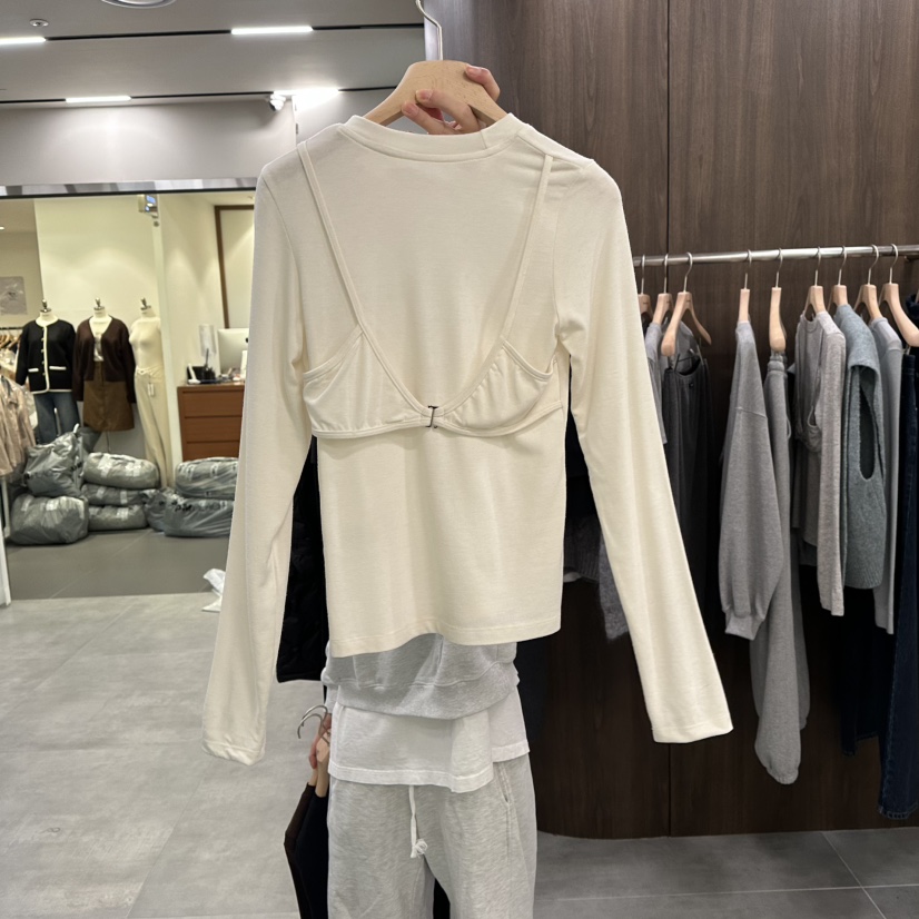 URBANSTORY/REMAKING韓國直郵㊣女裝新款真品職業25秋冬長袖T恤Remaking/URBANSTORY長袖T恤