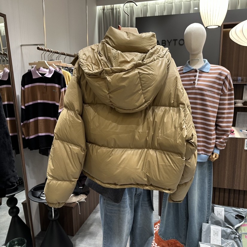 BABYTOUCH韓國代購㊣女士新款休閑推薦時尚短款羽絨服填充鴨絨BABYTOUCH短款羽絨服