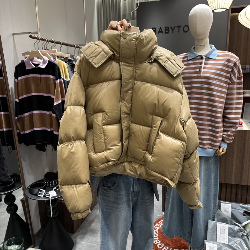 BABYTOUCH韓國代購㊣女士新款休閑推薦時尚短款羽絨服填充鴨絨BABYTOUCH短款羽絨服