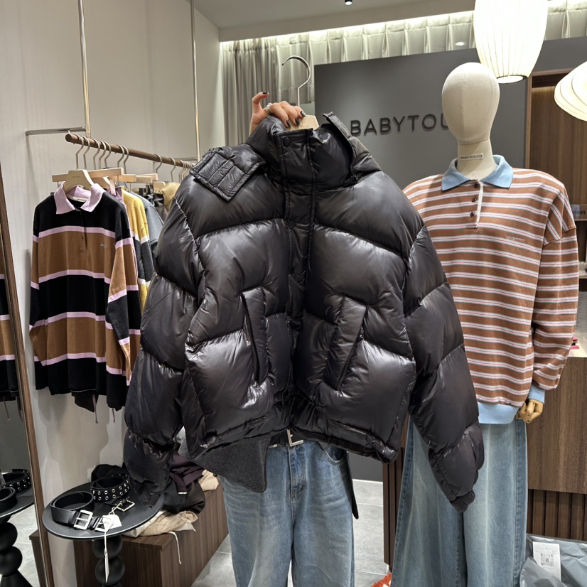 BABYTOUCH韓國代購㊣女士新款休閑推薦時尚短款羽絨服填充鴨絨BABYTOUCH短款羽絨服圖色2