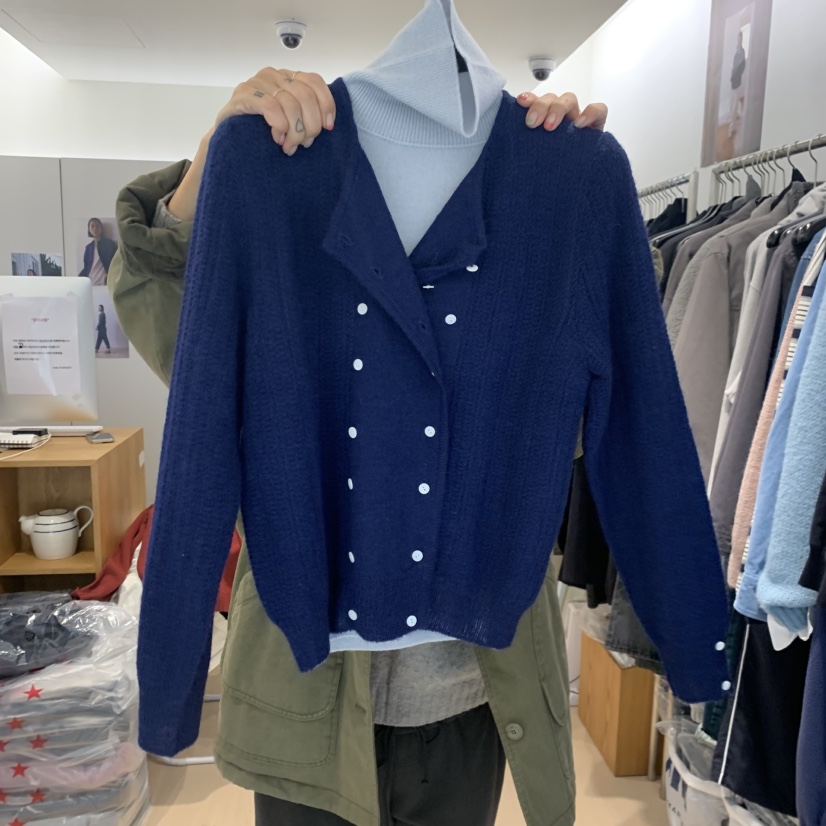 THE STARDUST韓國代購㊣女士新款職業真品25秋冬針織衫羊毛衫THE STARDUST針織衫圖色2