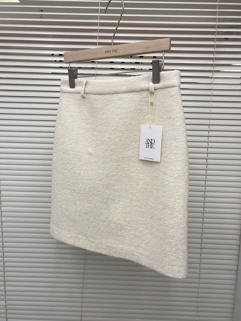 AND THE東大門㊣實拍女裝新品真品25秋冬人氣職業推薦短裙AND THE短裙