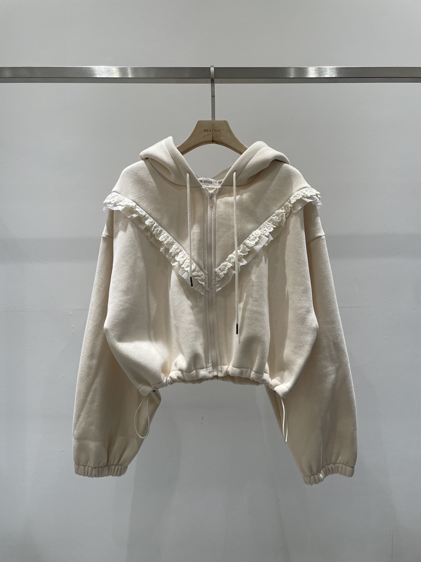 RE STYLE-Q東大門㊣直郵女裝新品25秋冬人氣熱賣夾克拉鏈RE STYLE夾克