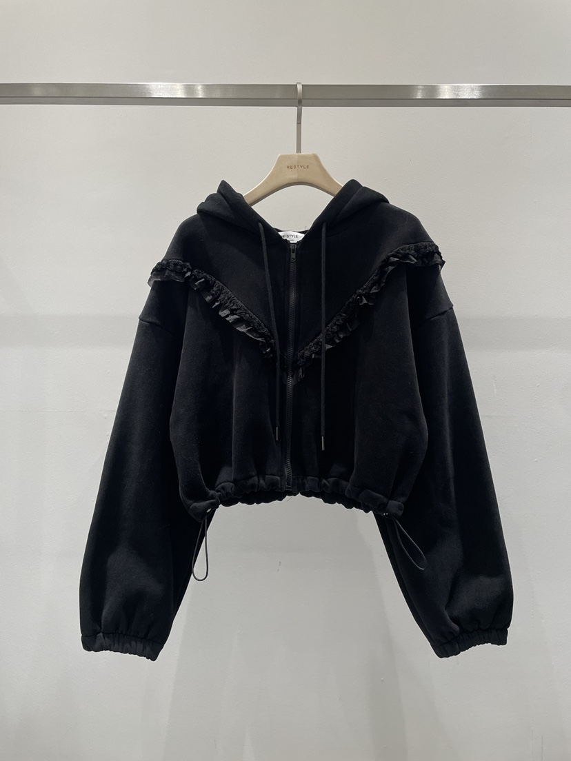 RE STYLE-Q東大門㊣直郵女裝新品25秋冬人氣熱賣夾克拉鏈RE STYLE夾克圖色3