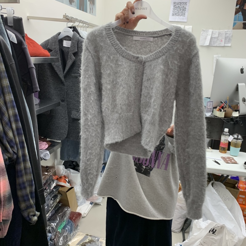 SOLD OUT東大門㊣直郵女裝新品真品休閑25秋冬熱賣推薦針織衫SOLD OUT針織衫圖色2