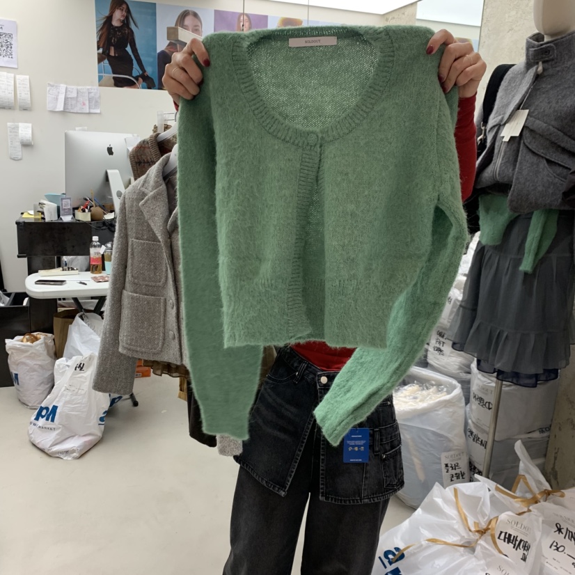 SOLD OUT東大門㊣直郵女裝新品真品休閑25秋冬熱賣推薦針織衫SOLD OUT針織衫圖色4