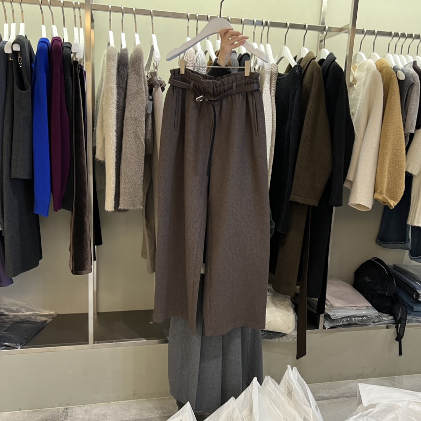 FAVE/FAVOURITE東大門㊣代購女裝新品人氣真品休閑褲含腰帶FAVOURITE休閑褲圖色2