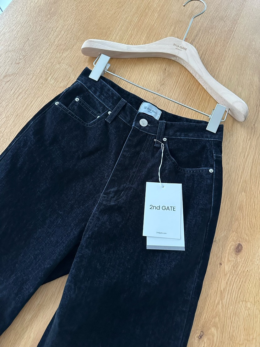 2ND GATE東大門㊣代購女士新款休閑推薦人氣熱賣牛仔褲天鵝絨2ND GATE牛仔褲