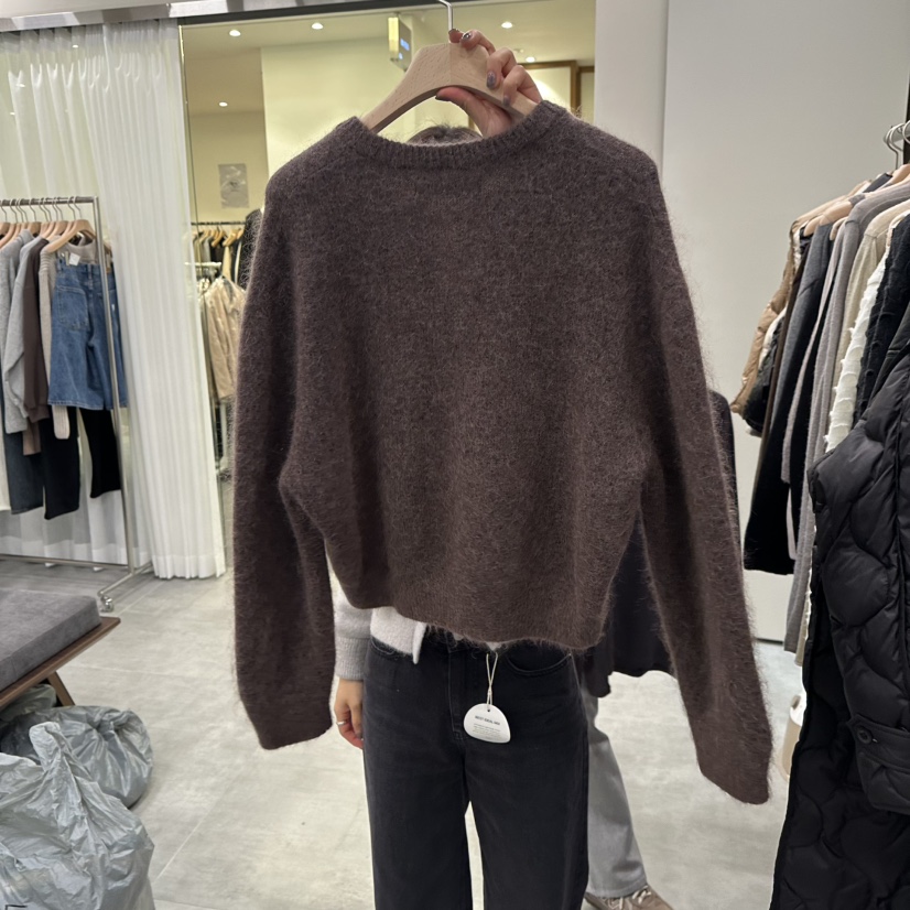 URBANSTORY/REMAKING東大門㊣實拍女裝新款職業針織衫馬海毛Remaking/URBANSTORY針織衫