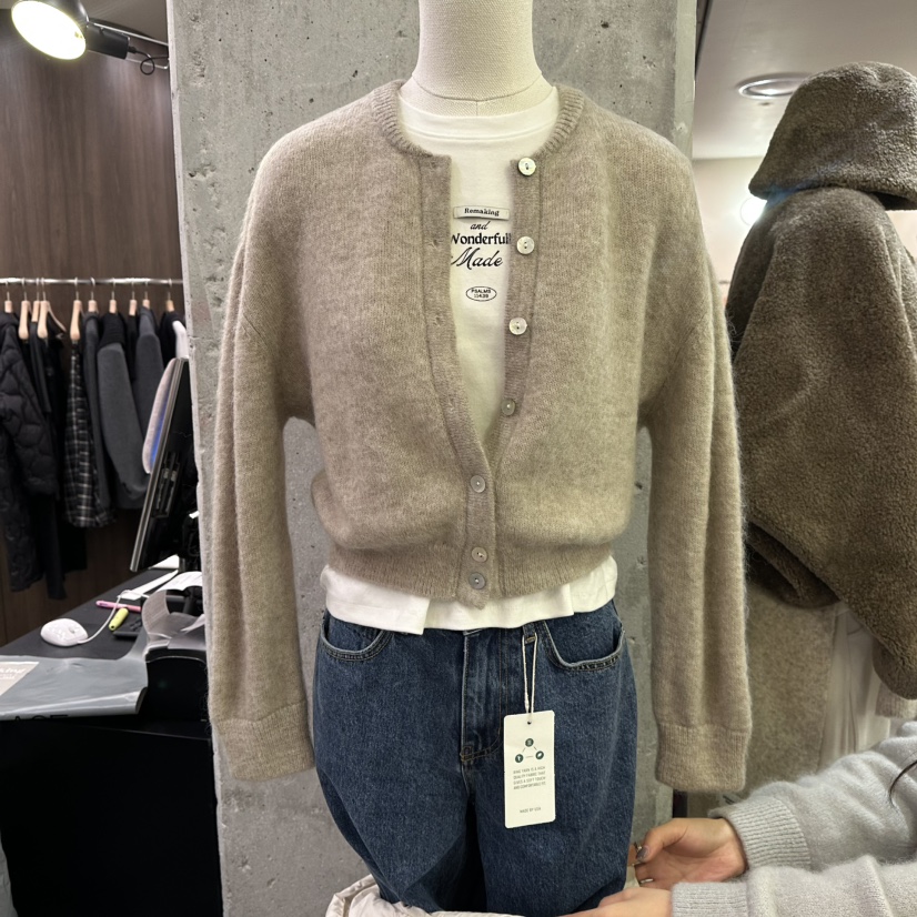 URBANSTORY/REMAKING東大門㊣實拍女裝新款職業針織衫馬海毛Remaking/URBANSTORY針織衫圖色2