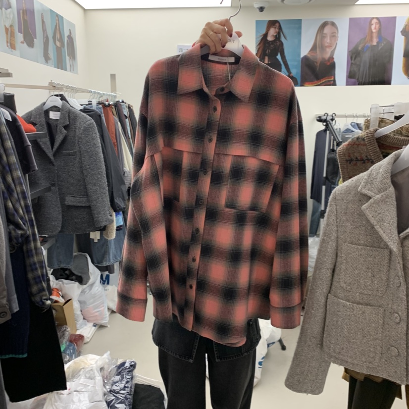 SOLD OUT韓國代購㊣女士新品推薦25秋冬休閑時尚襯衫蕾絲衫SOLD OUT襯衫/蕾絲衫