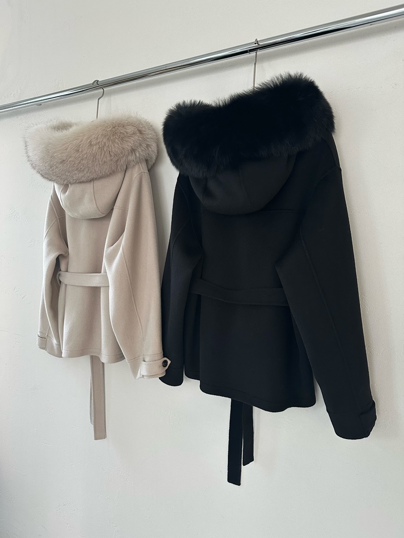 2ND GATE韓國代購㊣女裝新款職業真品短款大衣可拆卸含腰帶2ND GATE短款大衣