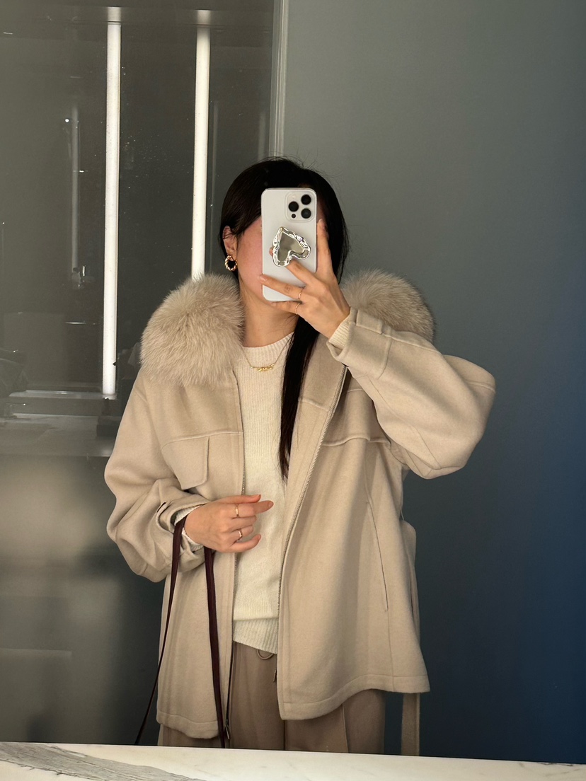 2ND GATE韓國代購㊣女裝新款職業真品短款大衣可拆卸含腰帶2ND GATE短款大衣