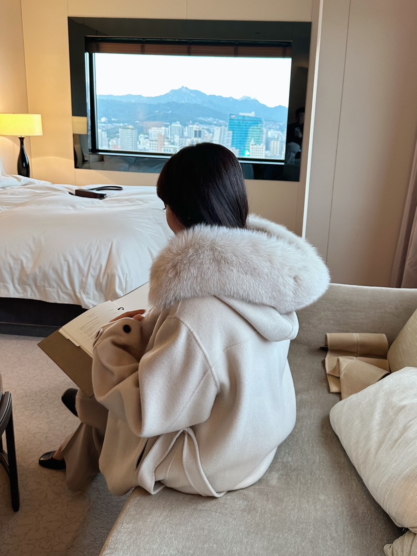 2ND GATE韓國代購㊣女裝新款職業真品短款大衣可拆卸含腰帶2ND GATE短款大衣