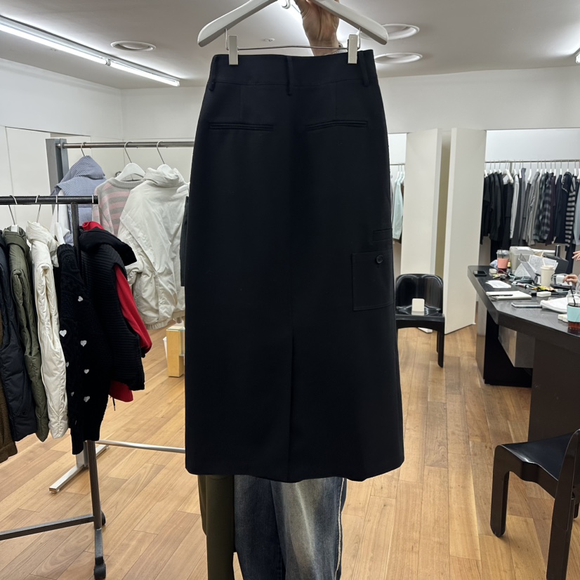 MYNAMEIS韓國直郵㊣女裝新品職業人氣時尚熱賣推薦25秋冬長裙MYNAMEIS長裙