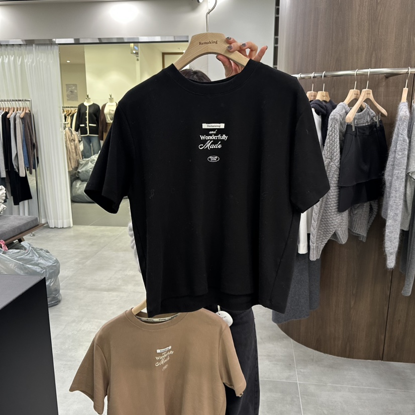 URBANSTORY/REMAKING韓國直郵㊣女士新款休閑時尚25秋冬T恤Remaking/URBANSTORYT恤圖色4