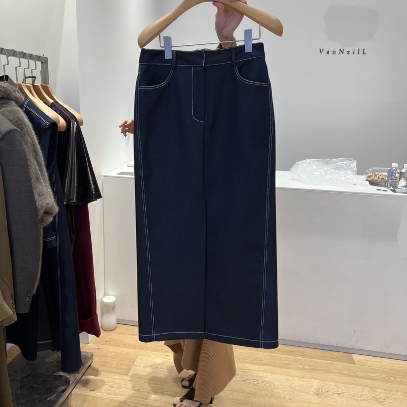 VAN NZILL東大門㊣實拍女裝新款真品推薦職業休閑時尚長裙VAN NZILL長裙圖色2