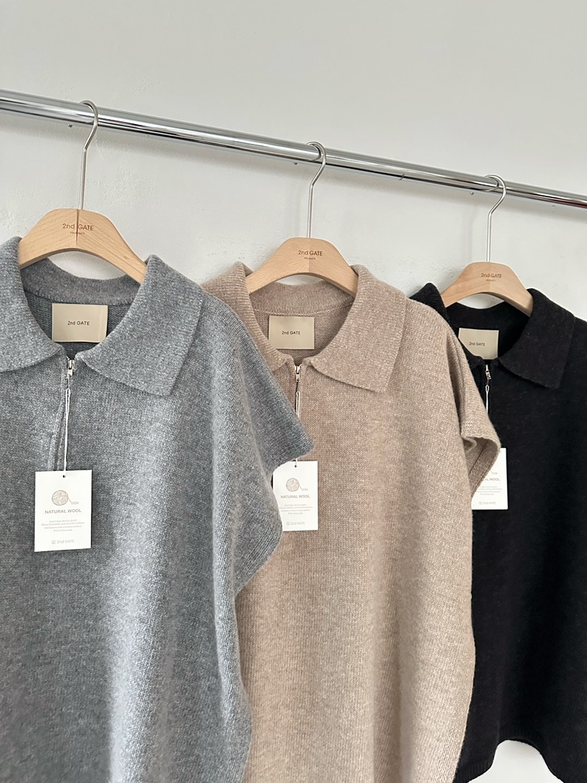 2ND GATE韓國直郵㊣女士新品時尚人氣職業休閑針織衫羊毛披肩2ND GATE針織衫