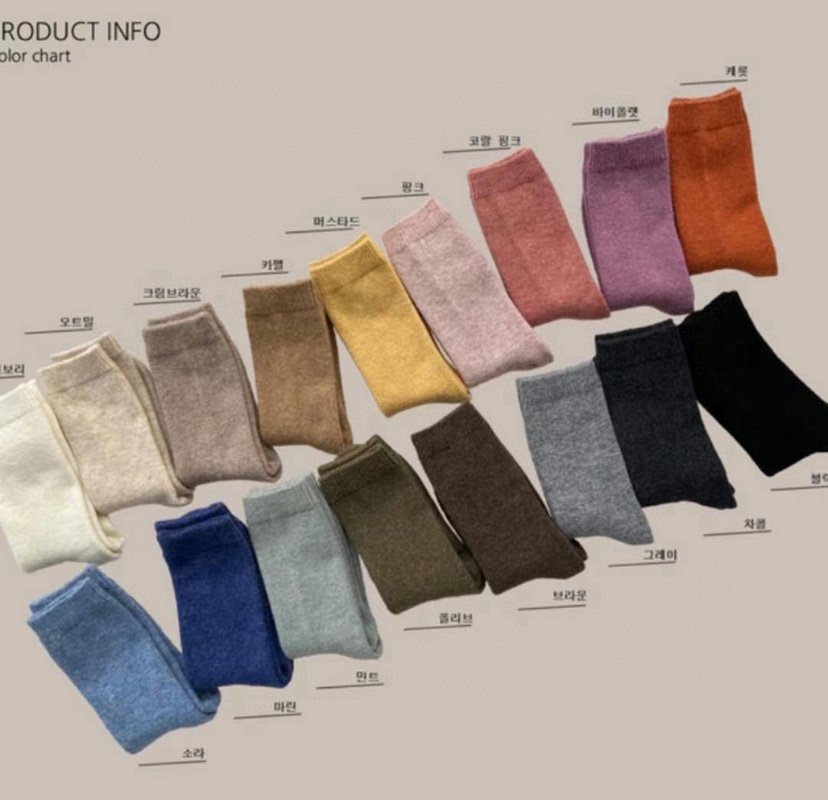 CACTUS-Q東大門㊣實拍女士新品熱賣真品休閑時尚25秋冬襪子羊毛CACTUS十雙起/可混搭襪子