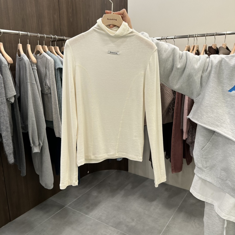URBANSTORY/REMAKING韓國代購㊣女士新品25秋冬時尚長袖T恤Remaking/URBANSTORY長袖T恤