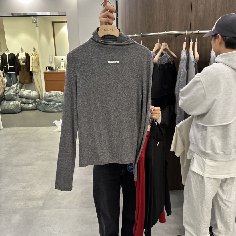 URBANSTORY/REMAKING韓國代購㊣女士新品25秋冬時尚長袖T恤Remaking/URBANSTORY長袖T恤圖色2