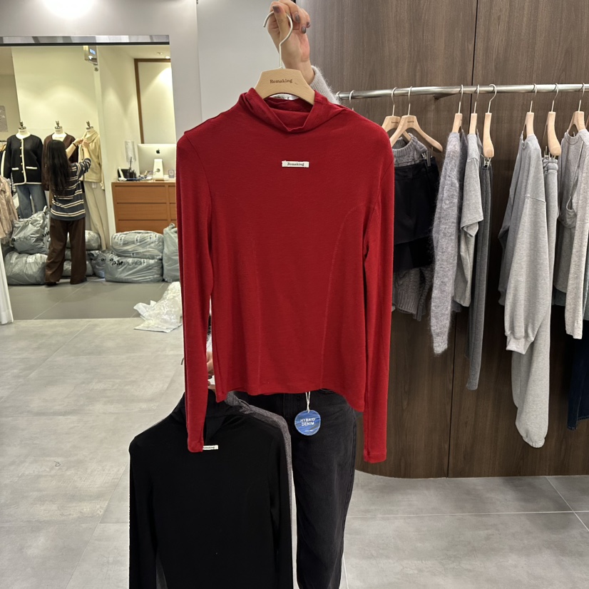URBANSTORY/REMAKING韓國代購㊣女士新品25秋冬時尚長袖T恤Remaking/URBANSTORY長袖T恤圖色3