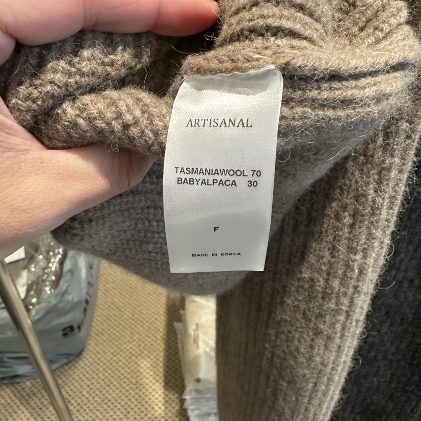 ARTISANAL東大門㊣直郵女裝新品25秋冬時尚熱賣毛衣不含內搭ARTISANAL毛衣