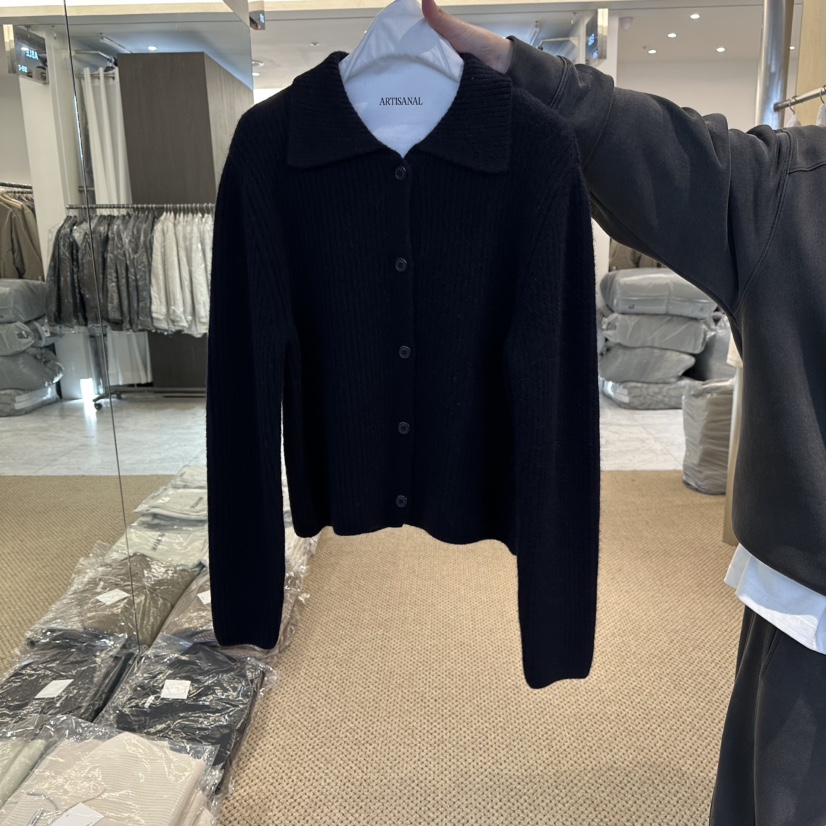ARTISANAL東大門㊣直郵女裝新品25秋冬時尚熱賣毛衣不含內搭ARTISANAL毛衣圖色4黑色