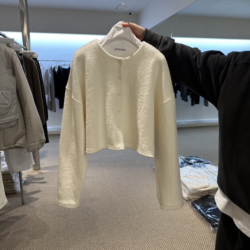 ARTISANAL東大門㊣實拍女士新款25秋冬休閑真品針織衫羊毛開衫ARTISANAL針織衫