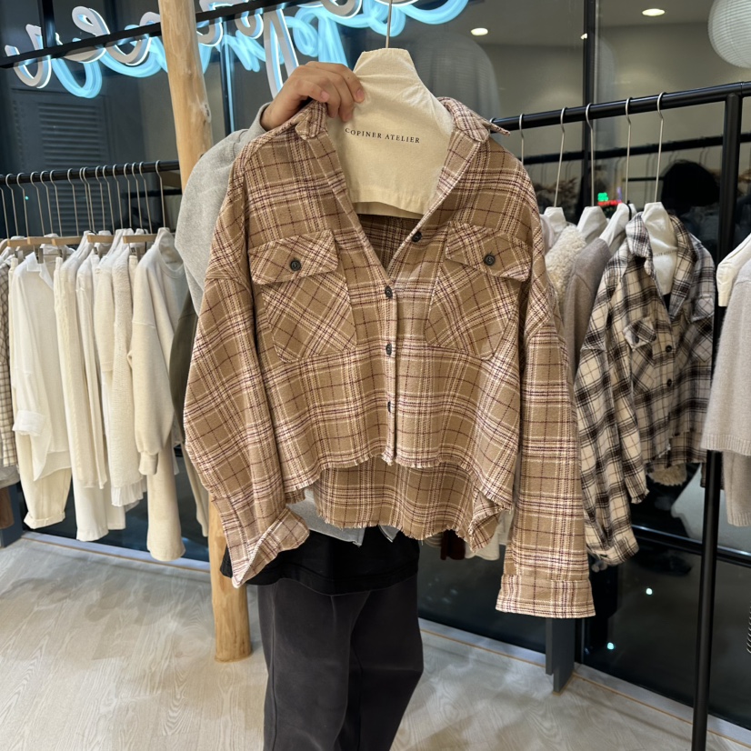 COPINER東大門㊣代購女裝新品職業熱賣時尚休閑推薦襯衫蕾絲衫COPINER襯衫/蕾絲衫圖色2