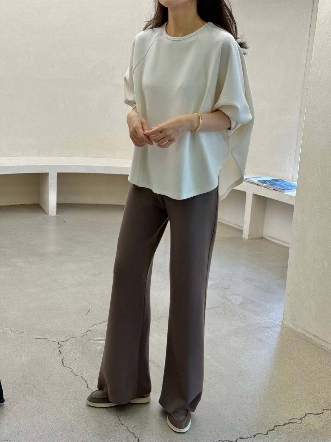 1mm韓國代購㊣女裝新品25秋冬推薦人氣真品熱賣職業休閑休閑褲1mm休閑褲圖色2