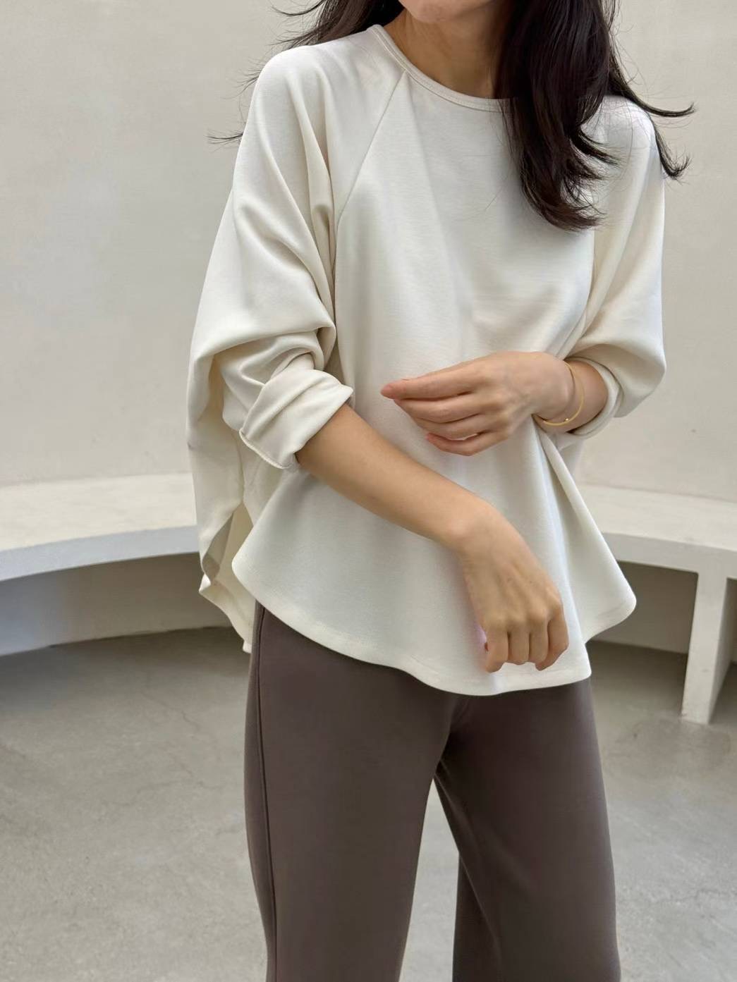 1mm韓國代購㊣女裝新品休閑真品人氣職業時尚25秋冬長袖T恤1mm長袖T恤圖色2