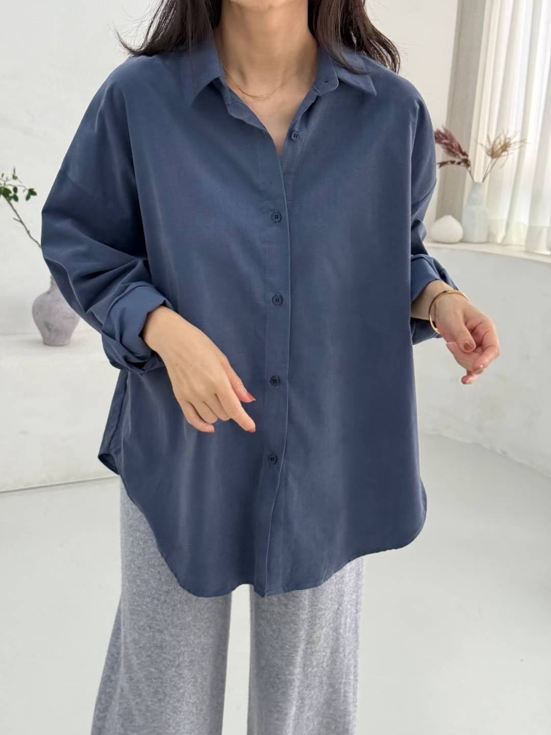 1mm東大門㊣實拍女裝新款休閑熱賣推薦時尚真品人氣襯衫蕾絲衫1mm襯衫/蕾絲衫