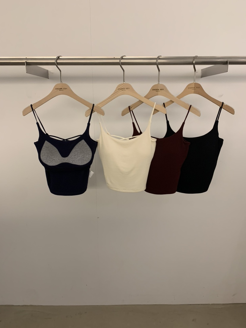 UNDER KEY韓國直郵㊣女士新品真品職業熱賣時尚休閑吊帶背心UNDER KEY吊帶/背心