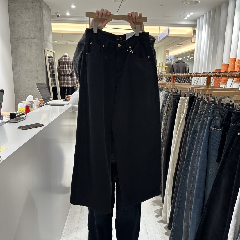 GRAYMELLOW韓國直郵㊣女裝新品職業時尚人氣推薦真品牛仔褲GRAYMELLOW牛仔褲