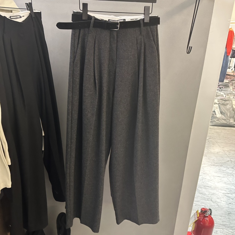 PROJECT WAVE-P東大門㊣代購女裝新款熱賣休閑褲不含腰帶PROJECT WAVE休閑褲