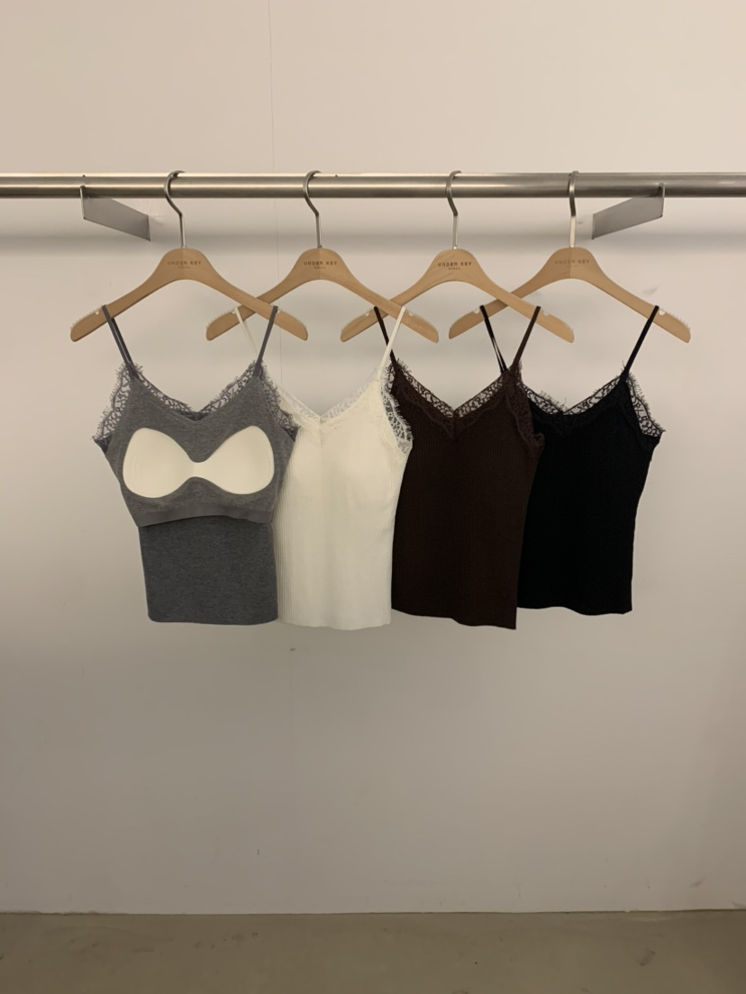 UNDER KEY東大門㊣實拍女裝新品推薦休閑職業時尚吊帶背心UNDER KEY吊帶/背心