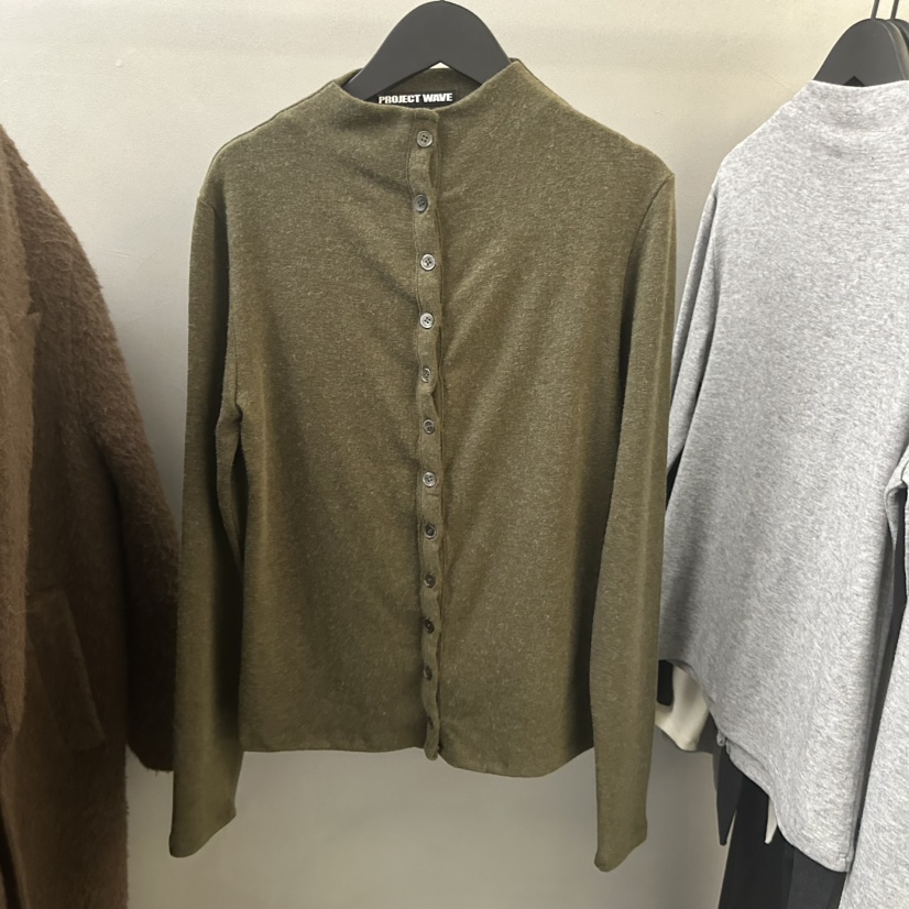 PROJECT WAVE-P東大門㊣直郵女裝新品時尚熱賣休閑長袖T恤PROJECT WAVE長袖T恤