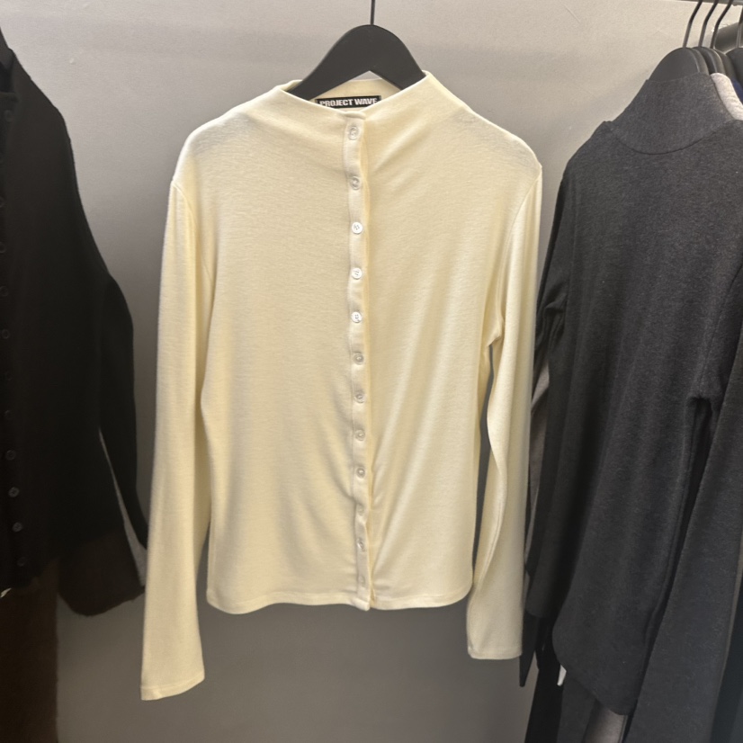 PROJECT WAVE-P東大門㊣直郵女裝新品時尚熱賣休閑長袖T恤PROJECT WAVE長袖T恤圖色4