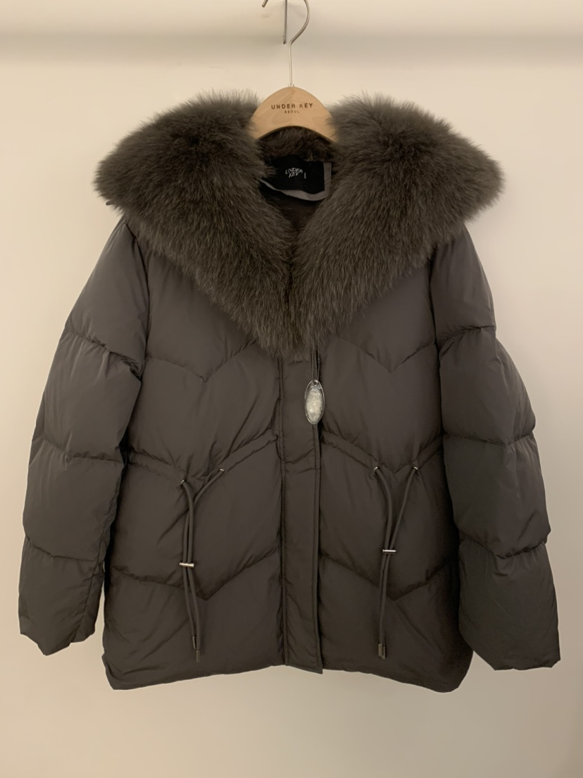 UNDER KEY東大門㊣直郵女士新品時尚休閑職業真品短款羽絨服UNDER KEY短款羽絨服圖色2